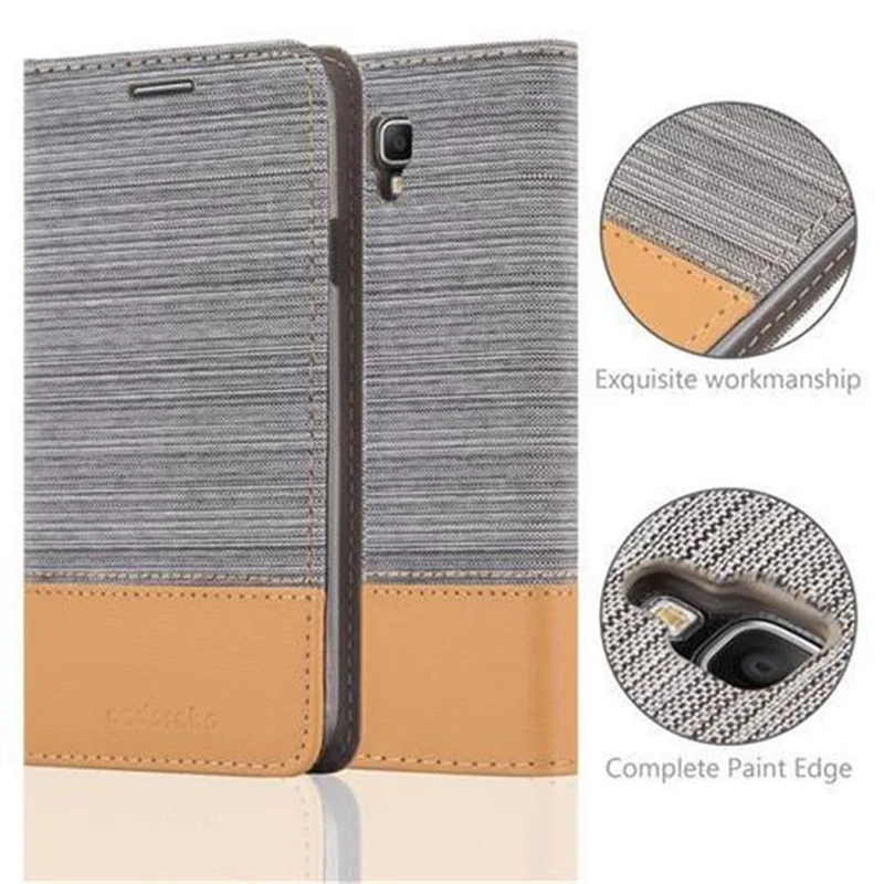 Cadorabo Hülle kompatibel mit Samsung Galaxy NOTE 3 NEO Schutzhülle mit Magnetverschluss, Standfunktion und Kartenfach