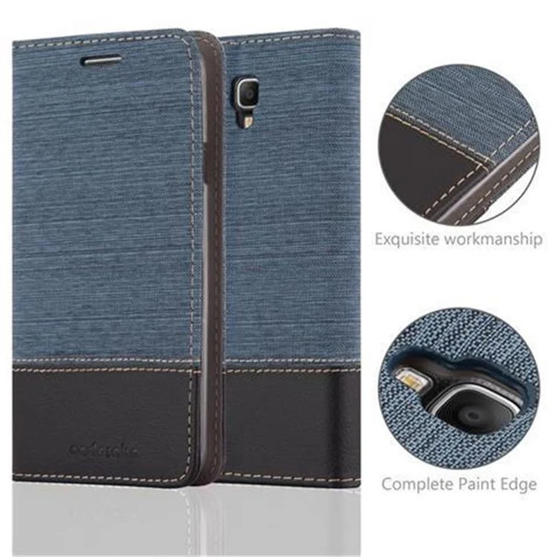 Cadorabo Hülle kompatibel mit Samsung Galaxy NOTE 3 NEO Schutzhülle mit Magnetverschluss, Standfunktion und Kartenfach