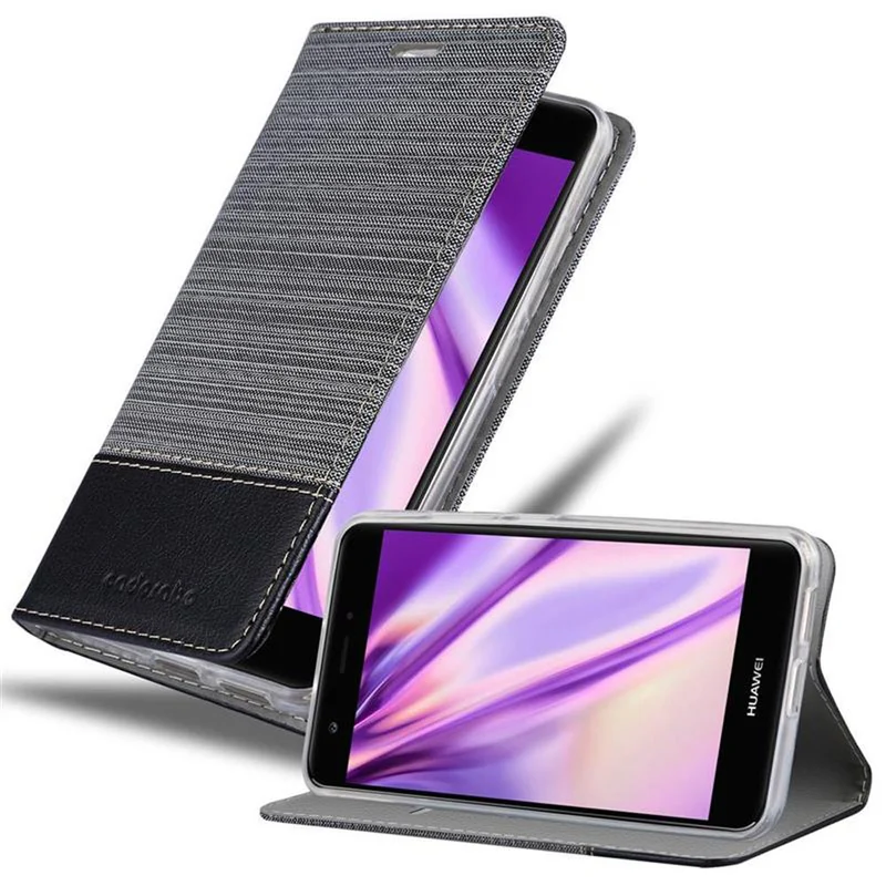 Cadorabo Hülle kompatibel mit Huawei NOVA Schutzhülle mit Magnetverschluss, Standfunktion und Kartenfach