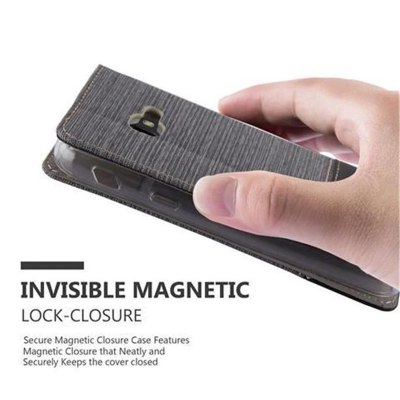 Cadorabo Hülle kompatibel mit Samsung Galaxy XCover 4 / XCover 4s Schutzhülle mit Magnetverschluss, Standfunktion und Kartenfach