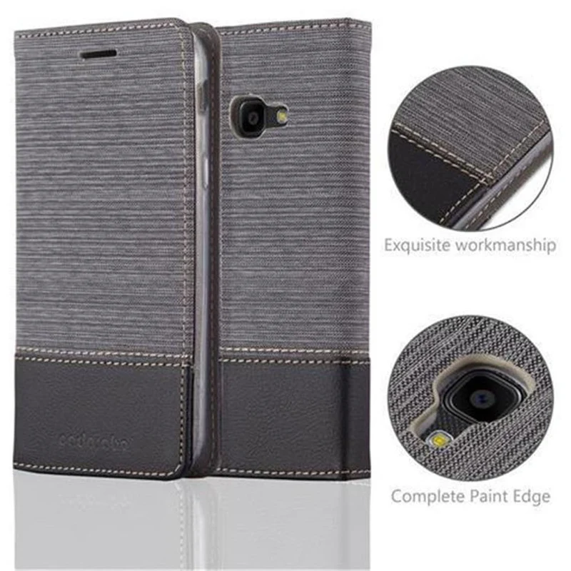 Cadorabo Hülle kompatibel mit Samsung Galaxy XCover 4 / XCover 4s Schutzhülle mit Magnetverschluss, Standfunktion und Kartenfach