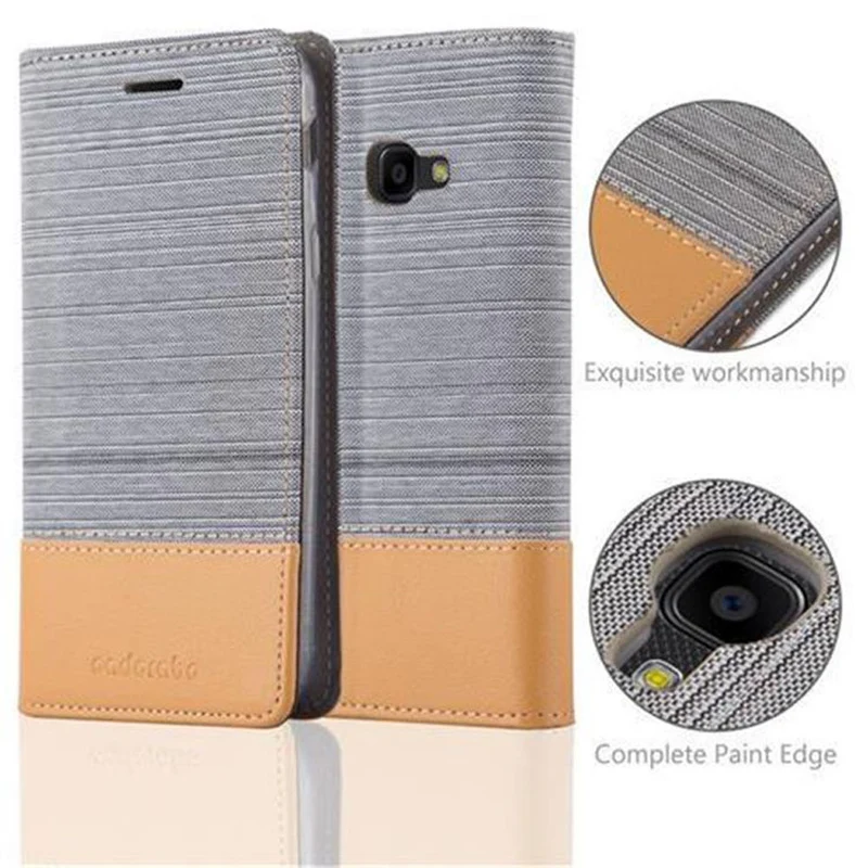 Cadorabo Hülle kompatibel mit Samsung Galaxy XCover 4 / XCover 4s Schutzhülle mit Magnetverschluss, Standfunktion und Kartenfach