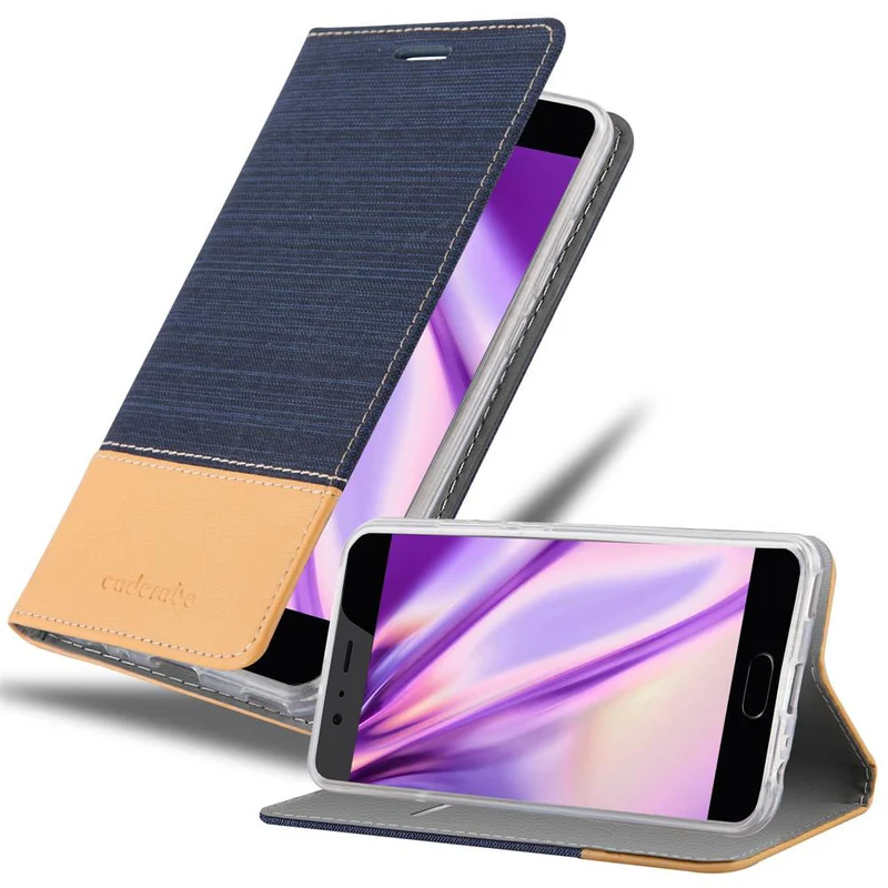 Cadorabo Hülle kompatibel mit Huawei P10 PLUS Schutzhülle mit Magnetverschluss, Standfunktion und Kartenfach