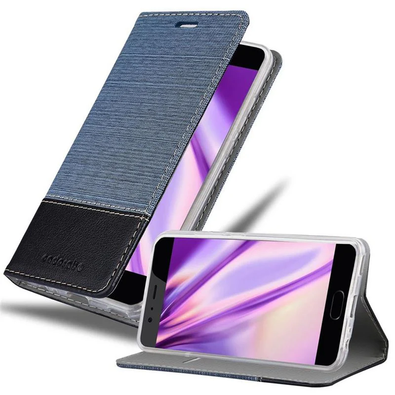 Cadorabo Hülle kompatibel mit Huawei P10 PLUS Schutzhülle mit Magnetverschluss, Standfunktion und Kartenfach
