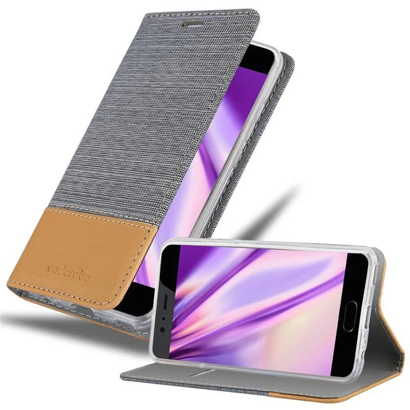 Cadorabo Hülle kompatibel mit Huawei P10 Schutzhülle mit Magnetverschluss, Standfunktion und Kartenfach