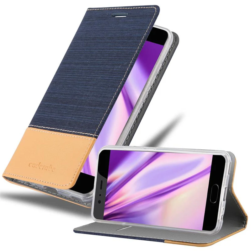 Cadorabo Hülle kompatibel mit Huawei P10 Schutzhülle mit Magnetverschluss, Standfunktion und Kartenfach