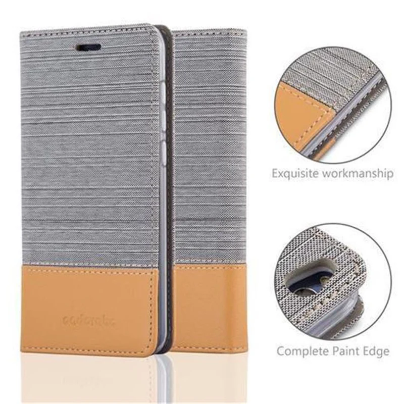 Cadorabo Hülle kompatibel mit Huawei P8 LITE 2017 / P9 LITE 2017 Schutzhülle mit Magnetverschluss, Standfunktion und Kartenfach