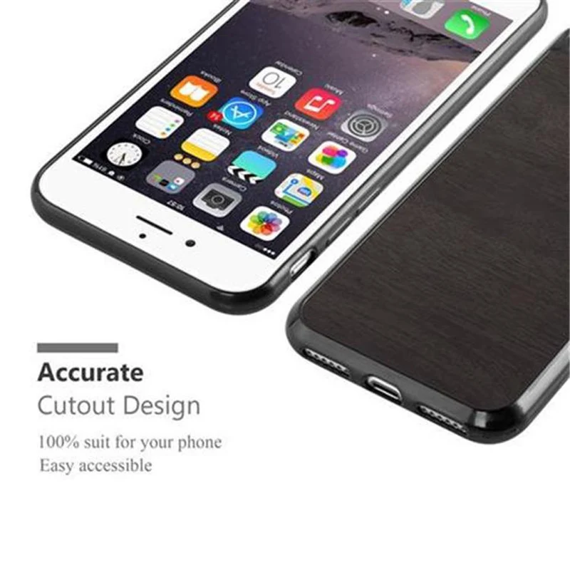 Cadorabo Hülle kompatibel mit Apple iPhone 7 / 7S / 8 / SE 2020 Schutzhülle aus flexiblem TPU Silikon
