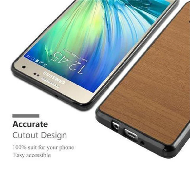 Cadorabo Hülle kompatibel mit Samsung Galaxy A5 2015 Schutzhülle aus flexiblem TPU Silikon
