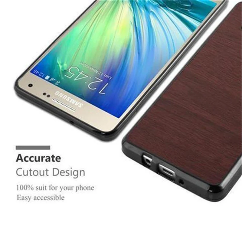 Cadorabo Hülle kompatibel mit Samsung Galaxy A5 2015 Schutzhülle aus flexiblem TPU Silikon