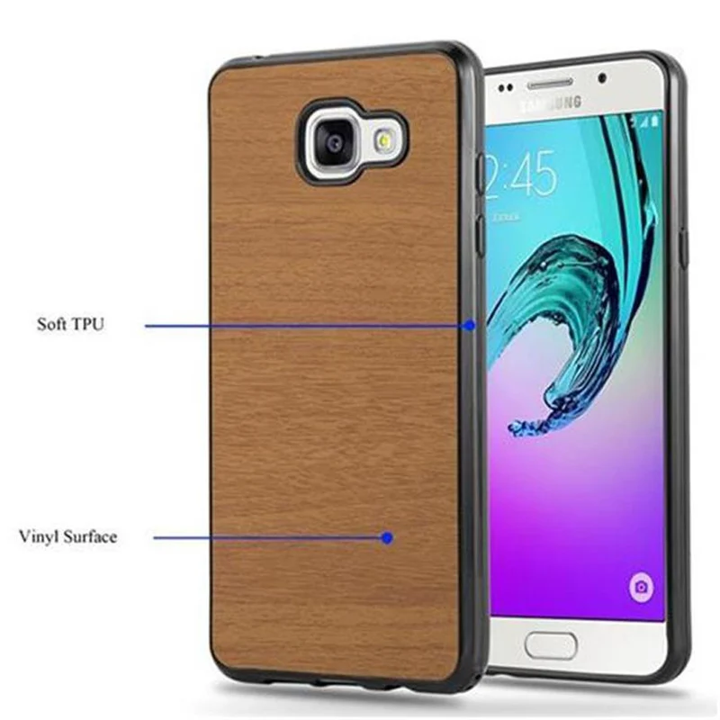 Cadorabo Hülle kompatibel mit Samsung Galaxy A3 2016 Schutzhülle aus flexiblem TPU Silikon
