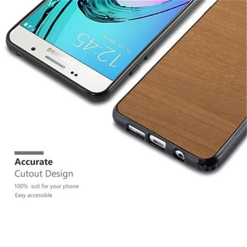 Cadorabo Hülle kompatibel mit Samsung Galaxy A3 2016 Schutzhülle aus flexiblem TPU Silikon