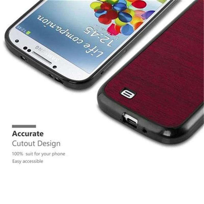 Cadorabo Hülle kompatibel mit Samsung Galaxy S4 Schutzhülle aus flexiblem TPU Silikon