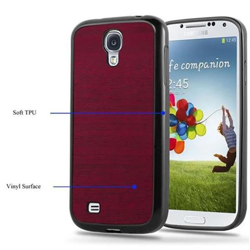 Cadorabo Hülle kompatibel mit Samsung Galaxy S4 Schutzhülle aus flexiblem TPU Silikon