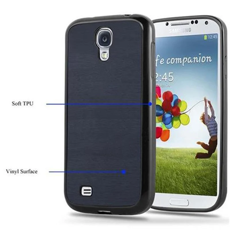 Cadorabo Hülle kompatibel mit Samsung Galaxy S4 Schutzhülle aus flexiblem TPU Silikon
