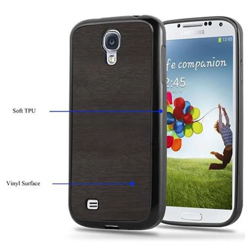 Cadorabo Hülle kompatibel mit Samsung Galaxy S4 Schutzhülle aus flexiblem TPU Silikon