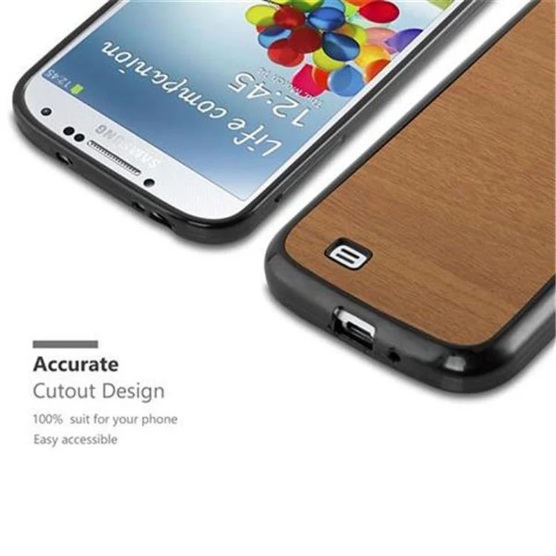 Cadorabo Hülle kompatibel mit Samsung Galaxy S4 Schutzhülle aus flexiblem TPU Silikon