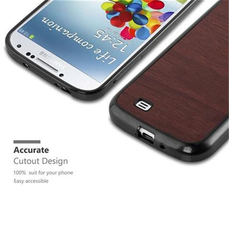 Cadorabo Hülle kompatibel mit Samsung Galaxy S4 Schutzhülle aus flexiblem TPU Silikon