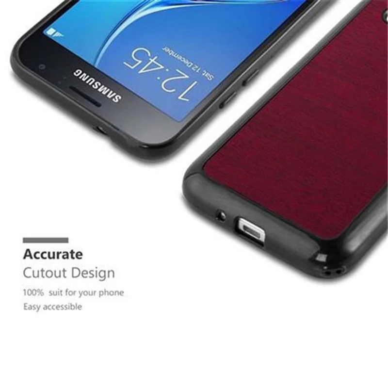 Cadorabo Hülle kompatibel mit Samsung Galaxy J1 2016 Schutzhülle aus flexiblem TPU Silikon