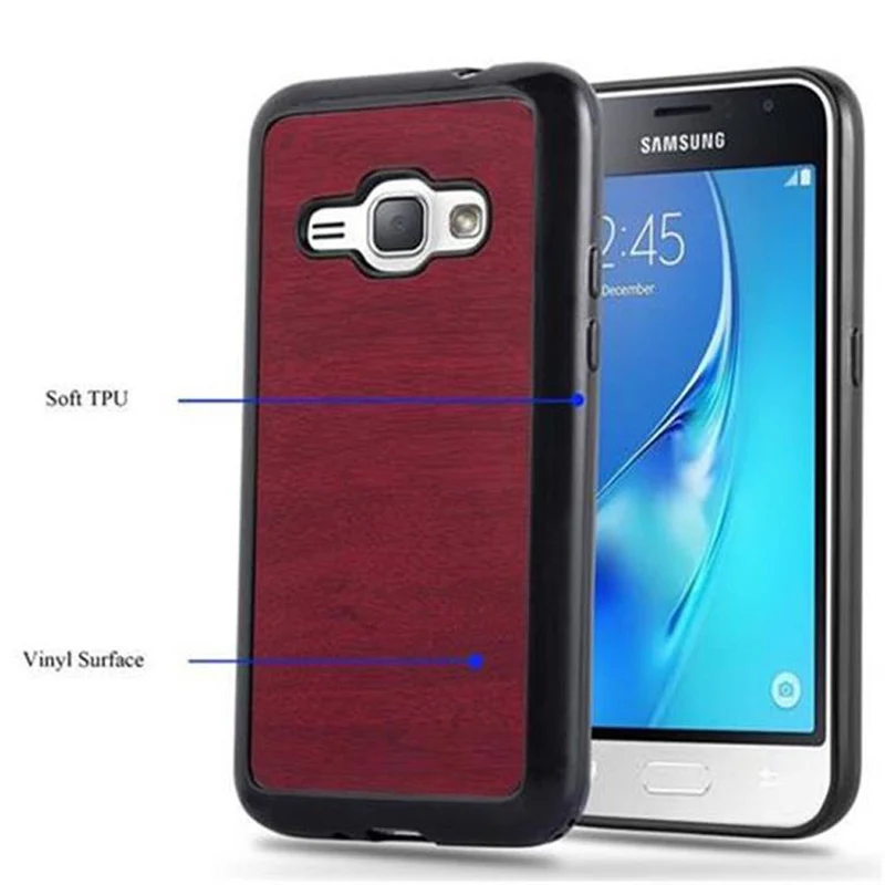 Cadorabo Hülle kompatibel mit Samsung Galaxy J1 2016 Schutzhülle aus flexiblem TPU Silikon