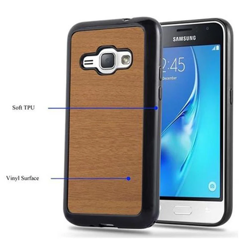 Cadorabo Hülle kompatibel mit Samsung Galaxy J1 2016 Schutzhülle aus flexiblem TPU Silikon