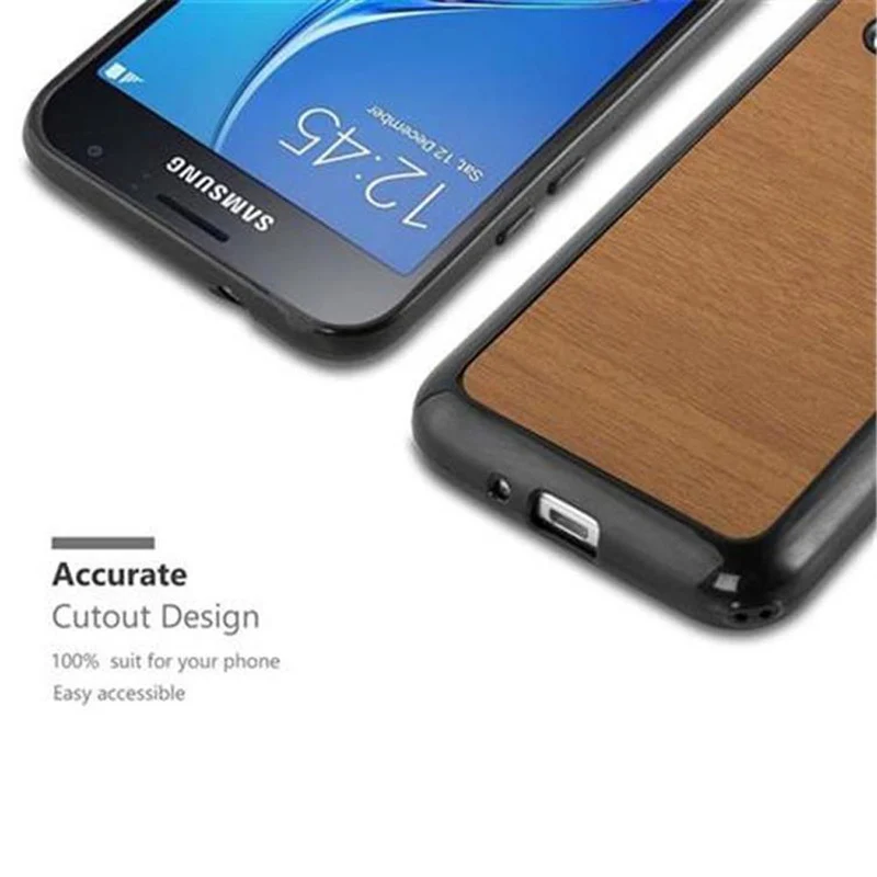 Cadorabo Hülle kompatibel mit Samsung Galaxy J1 2016 Schutzhülle aus flexiblem TPU Silikon