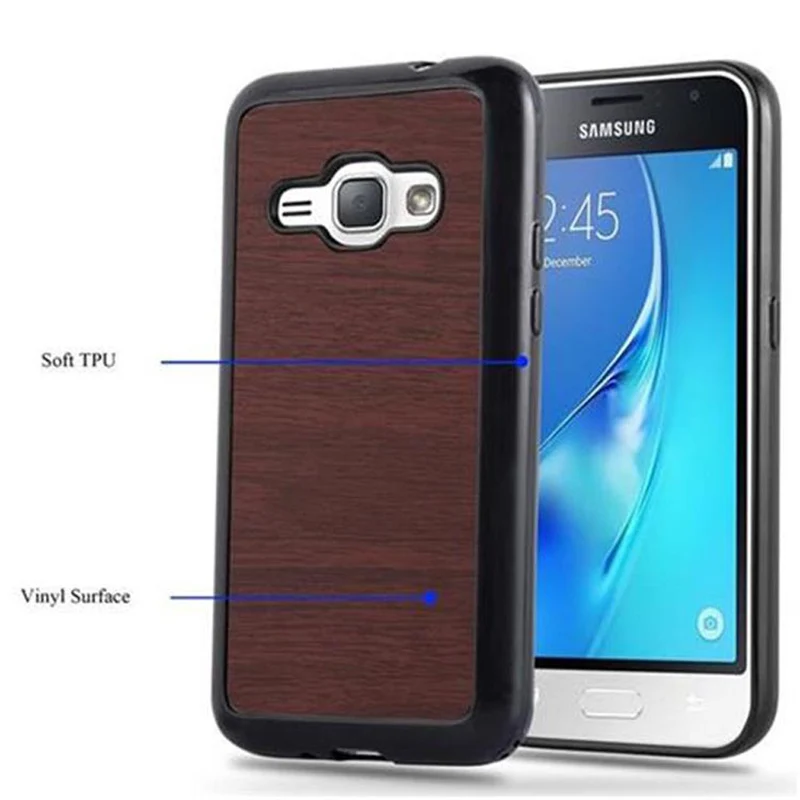Cadorabo Hülle kompatibel mit Samsung Galaxy J1 2016 Schutzhülle aus flexiblem TPU Silikon