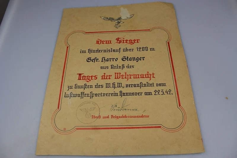 Urkunde "Tage der Wehrmacht" 30