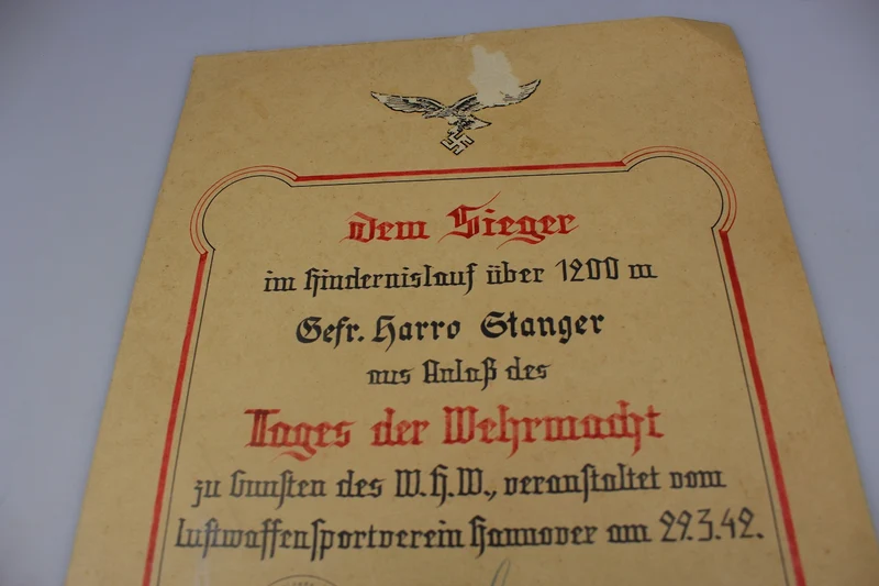 Urkunde "Tage der Wehrmacht" 30