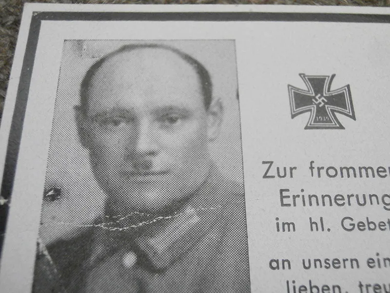 Sterbebilder MG-Kompanie - Italien 11