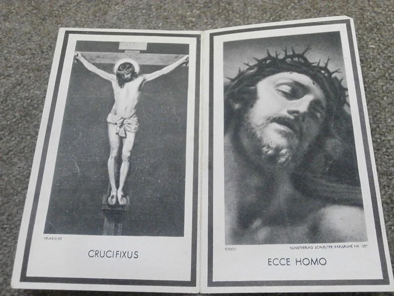 Sterbebilder Jäger - Correggio April 1945