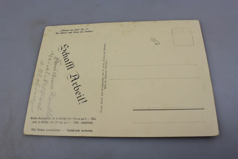 Postkarte Adolf Hitler