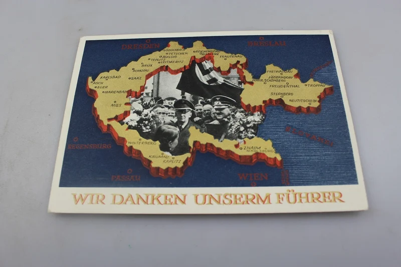 Postkarte 1. Oktober 1938