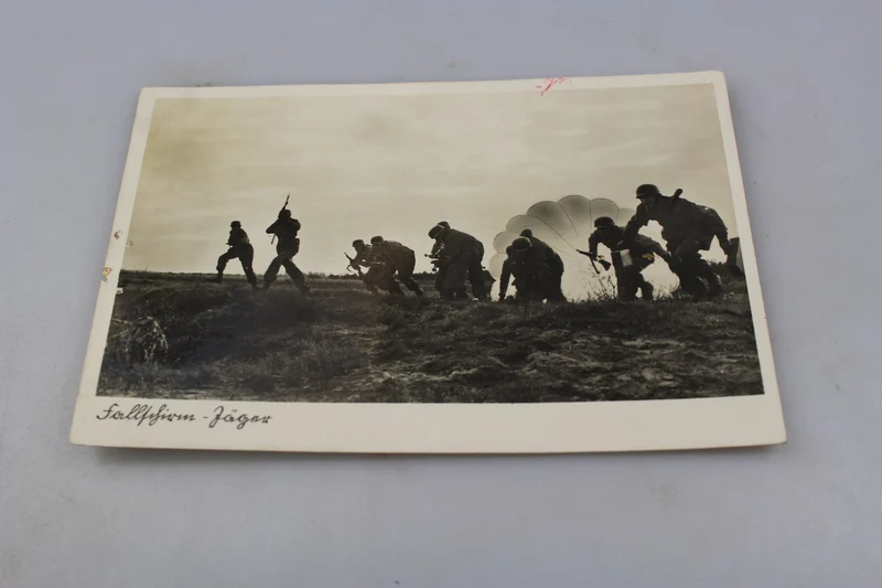 Postkarte Fallschirmjäger