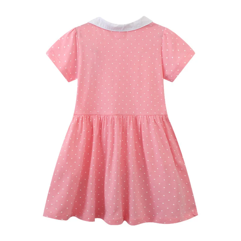 Mädchen Kleid mit süßem Tiermotiv Drune
