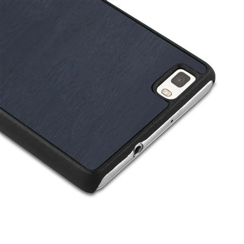 Cadorabo Hülle kompatibel mit Huawei P8 LITE 2015 Hard Case Schutzhülle in Holz Optik gegen Kratzer und Stöße