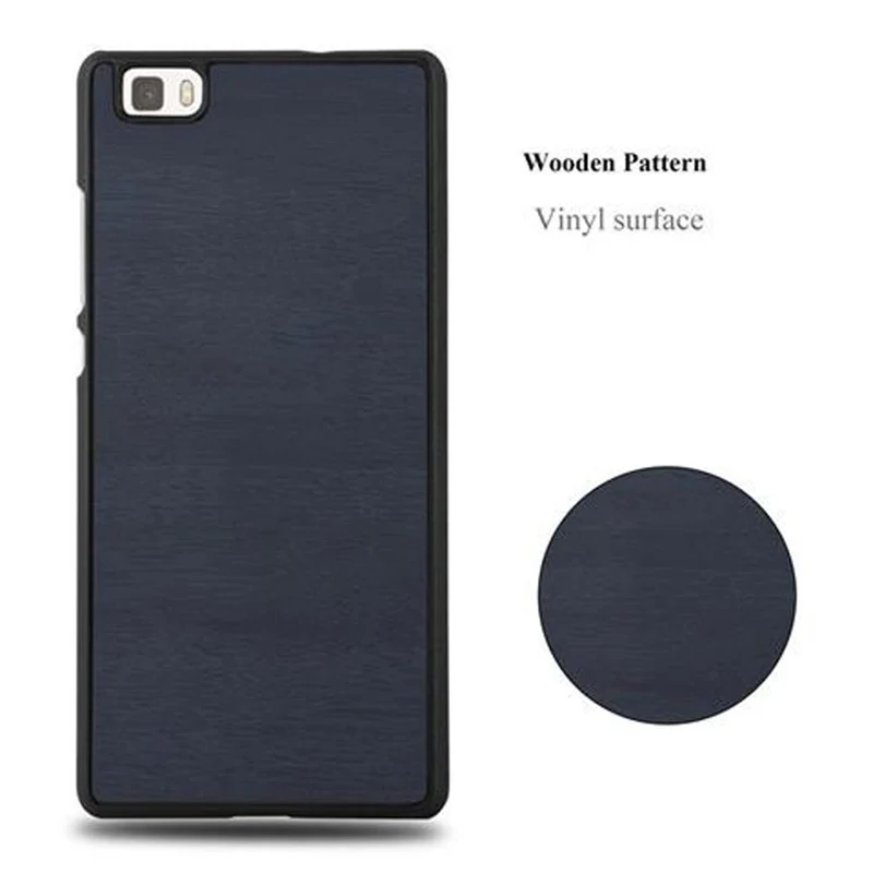 Cadorabo Hülle kompatibel mit Huawei P8 LITE 2015 Hard Case Schutzhülle in Holz Optik gegen Kratzer und Stöße