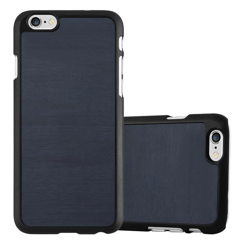 Cadorabo Hülle kompatibel mit Apple iPhone 6 PLUS / 6S PLUS Hard Case Schutzhülle in Holz Optik gegen Kratzer und Stöße
