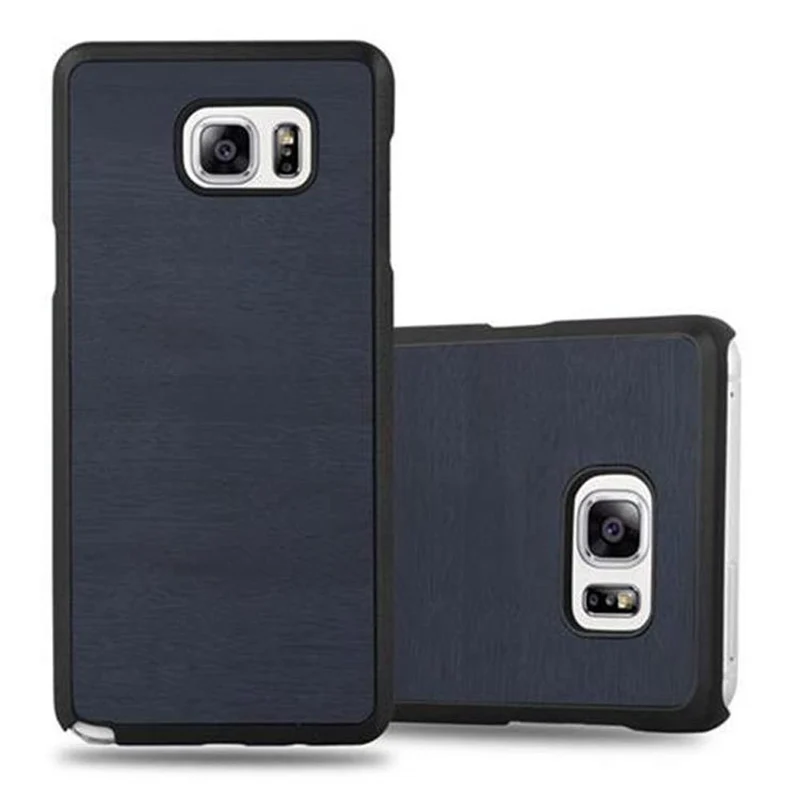 Cadorabo Hülle kompatibel mit Samsung Galaxy NOTE 5 Hard Case Schutzhülle in Holz Optik gegen Kratzer und Stöße