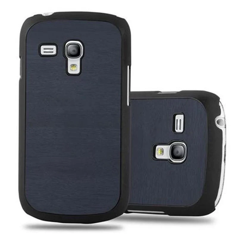 Cadorabo Hülle kompatibel mit Samsung Galaxy S3 MINI Hard Case Schutzhülle in Holz Optik gegen Kratzer und Stöße