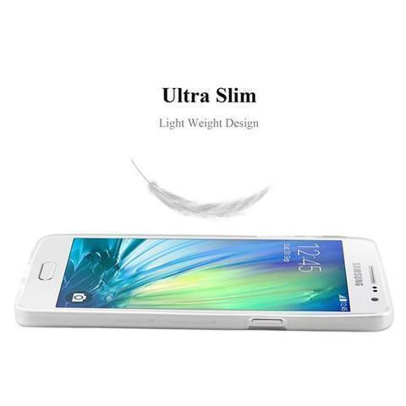 Cadorabo Hülle kompatibel mit Samsung Galaxy A5 2015 mit MOND TRAUMFÄNGER GRÜN- Schutzhülle aus TPU Silikon mit modernem Aufdruck