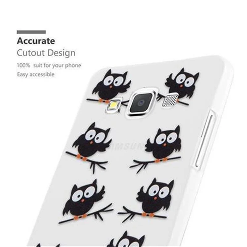 Cadorabo Hülle kompatibel mit Samsung Galaxy A3 2015 mit TRAUMFÄNGER- Schutzhülle aus TPU Silikon mit modernem Aufdruck