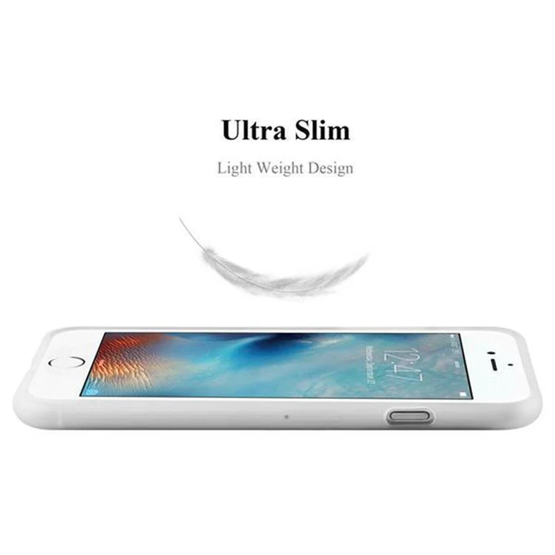 Cadorabo Hülle kompatibel mit Apple iPhone 7 / 7S / 8 / SE 2020 mit MOND TRAUMFÄNGER GRÜN- Schutzhülle aus TPU Silikon mit modernem Aufdruck