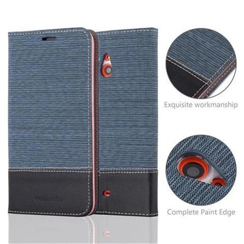Cadorabo Hülle kompatibel mit Nokia Lumia 1320 Schutzhülle mit Magnetverschluss, Standfunktion und Kartenfach