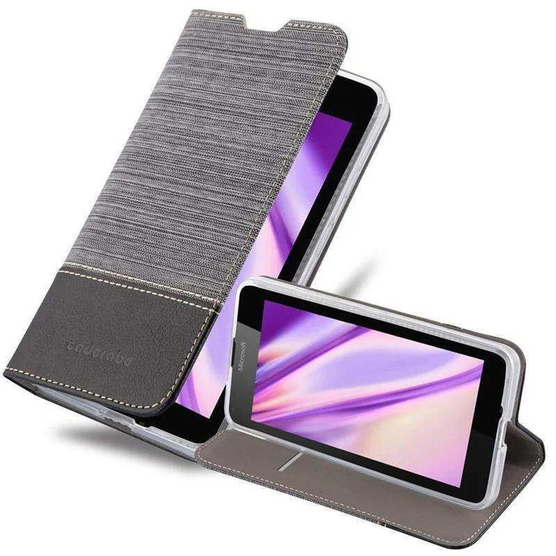 Cadorabo Hülle kompatibel mit Nokia Lumia 640 Schutzhülle mit Magnetverschluss, Standfunktion und Kartenfach