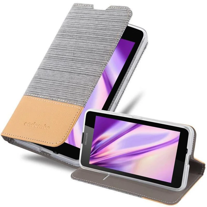 Cadorabo Hülle kompatibel mit Nokia Lumia 640 Schutzhülle mit Magnetverschluss, Standfunktion und Kartenfach