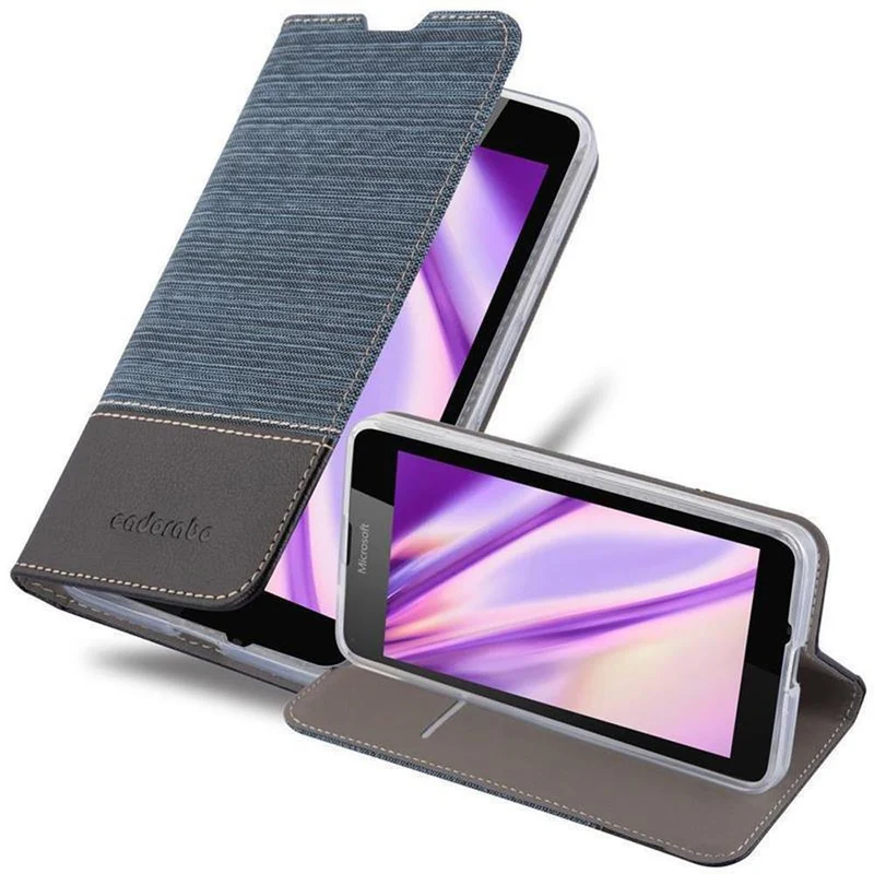 Cadorabo Hülle kompatibel mit Nokia Lumia 640 Schutzhülle mit Magnetverschluss, Standfunktion und Kartenfach