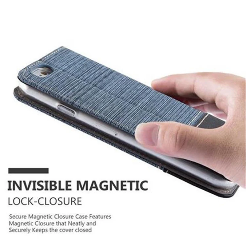 Cadorabo Hülle kompatibel mit Apple iPhone 6 PLUS / 6S PLUS Schutzhülle mit Magnetverschluss, Standfunktion und Kartenfach