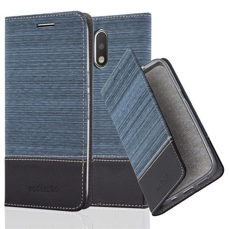 Cadorabo Hülle kompatibel mit Motorola MOTO G4 / G4 PLUS Schutzhülle mit Magnetverschluss, Standfunktion und Kartenfach