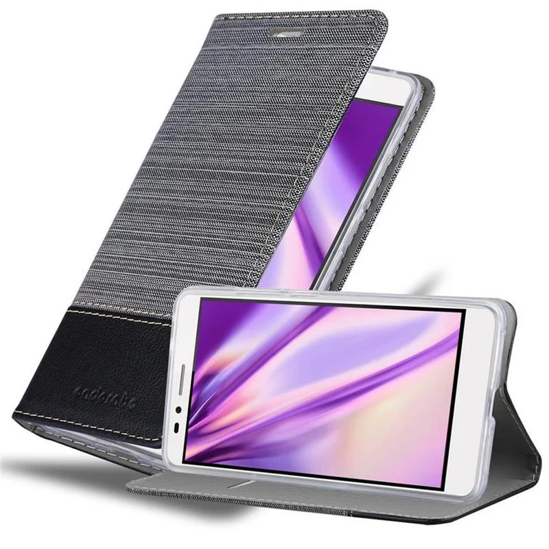 Cadorabo Hülle kompatibel mit Honor 5X / Play 5X / Huawei GR5 2016 Schutzhülle mit Magnetverschluss, Standfunktion und Kartenfach